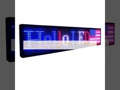 P10 High Resolution LED Window Display Signs 16*192cm para promoção de lojas e shoppings