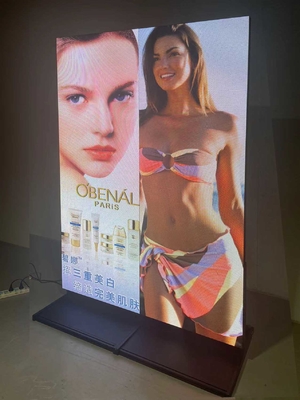 Parede video enlaçável do cartaz P2.5 RGB do diodo emissor de luz de Digitas da placa de anúncio
