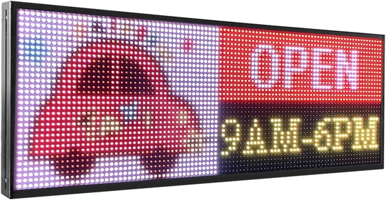 Cor completa programável exterior dos sinais P10 RGB do diodo emissor de luz de Digitas para a imagem do texto
