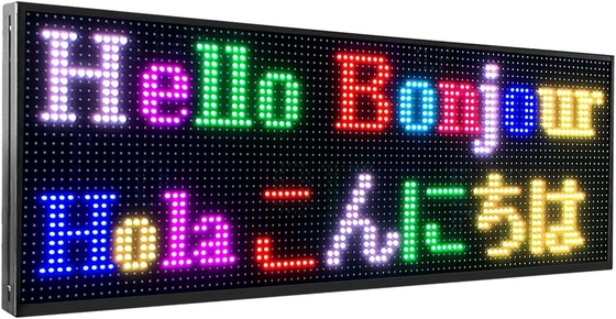 Cor completa programável exterior dos sinais P10 RGB do diodo emissor de luz de Digitas para a imagem do texto