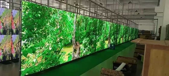 Cor completa interna de exposição de diodo emissor de luz P3.91RGB do porto de HDMI com conexão de Wifi