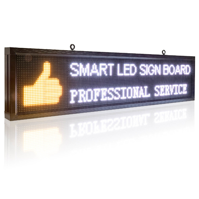 Diodo emissor de luz de enrolamento programável do sinal P10 da placa de propaganda de Digitas da loja exterior