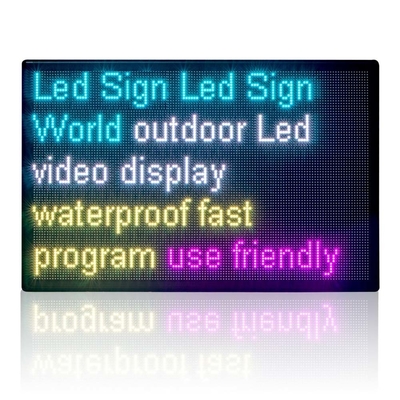 cor completa exterior programável dos sinais P8MM RGB do diodo emissor de luz de 28X43inch Digitas