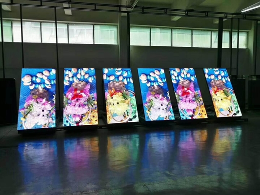 Parede exterior do vídeo de cor completa do RGB do módulo do diodo emissor de luz P6 com Front Service Aluminum Cabinet
