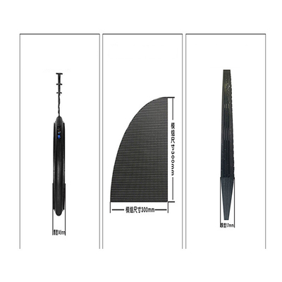 Lado exterior de P4.68RGB um/dois lados em volta da tela conduzida com diâmetro de 600mm
