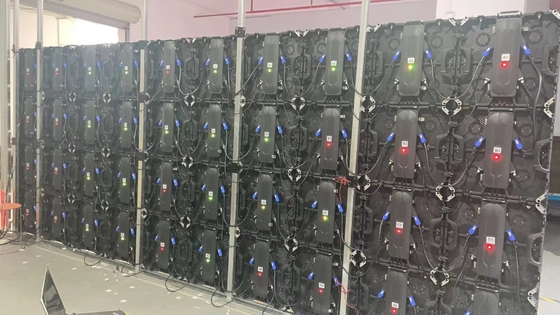 Da tela interna do diodo emissor de luz da instalação P3.91 do reparo do negócio armário 500X500mm de alumínio alugado