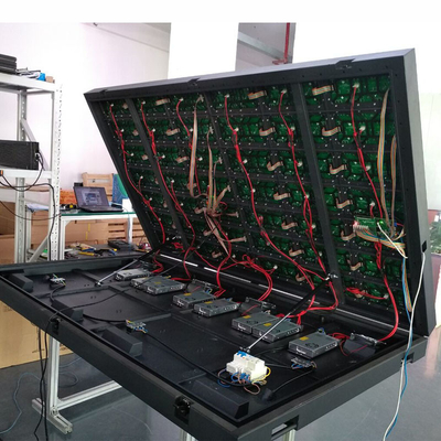 O Rgb impermeável exterior Smd conduziu o módulo da exposição, sinais conduzidos programáveis da exposição P6