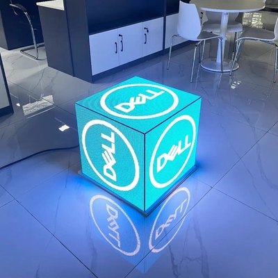 P2.5 Decoração de lojas Sinais de vitrine LED Ângulo de visão amplo