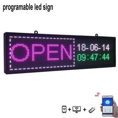o diodo emissor de luz programável de anúncio da placa PSE do sinal da tela do diodo emissor de luz de 32*128cm assina interno