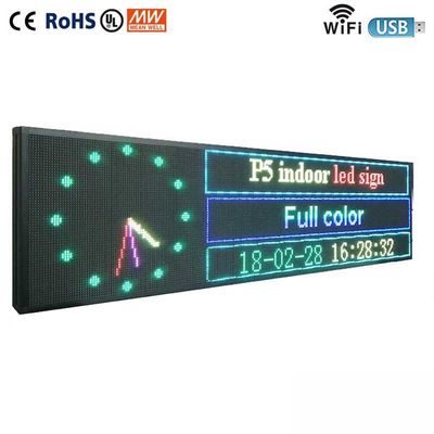 A janela de carro conduzida programável de USB WiFi da placa de exposição de 7 cores conduziu a exposição