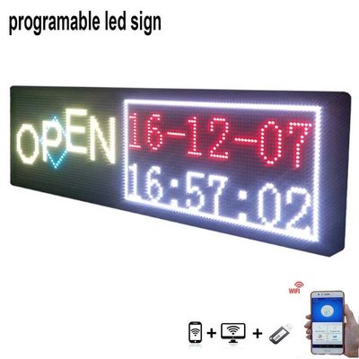 A janela de carro conduzida programável de USB WiFi da placa de exposição de 7 cores conduziu a exposição