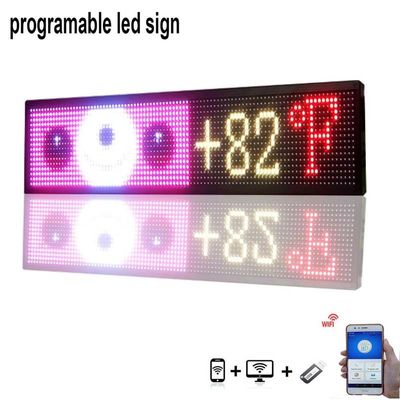 Os sinais sem fio da exposição da janela do diodo emissor de luz da mensagem do táxi de USB P5 colorem completamente o RGB programável