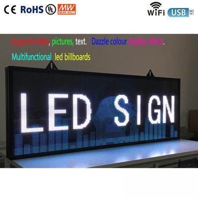 O diodo emissor de luz P5 interno conduziu o sinal almofada a cor completa conduzida carro do quadro de mensagens da exposição SMD3535