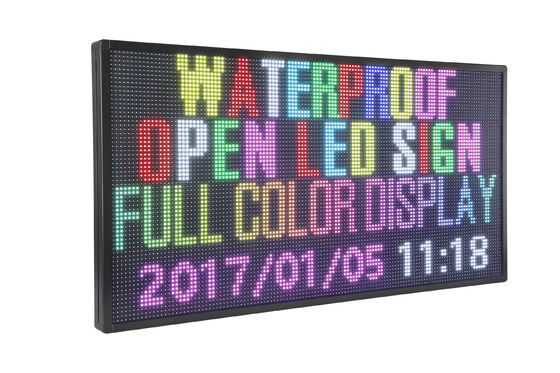 Exposição exterior de alta resolução dos sinais do diodo emissor de luz do RGB P5 Digitas com quadro de alumínio