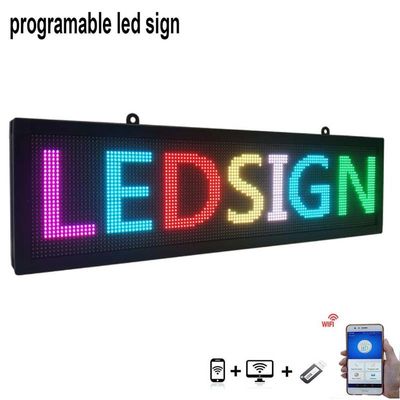 O diodo emissor de luz 220V exterior que enrola a placa de exposição P5 conduziu o sinal para a janela traseira do carro