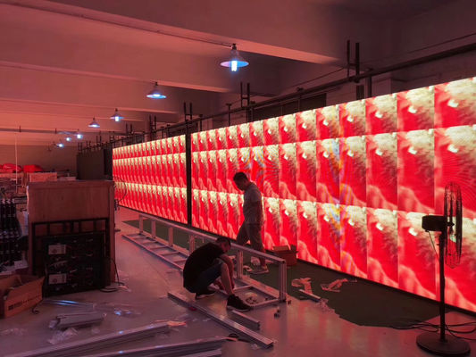 Alumínio fixo exterior da exposição de diodo emissor de luz P4/armário de aço para a plaza