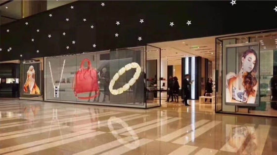 8000 exposição conduzida transparente da janela dos pontos SMD2121 para a decoração de construção