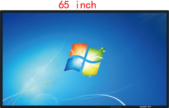 Tela táctil do LCD do vidro temperado, 80KHz monitor do LCD de 65 polegadas para a escola