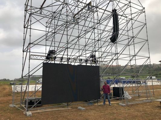 tela de alta resolução P2.5mm do diodo emissor de luz 64x64dots para a propaganda
