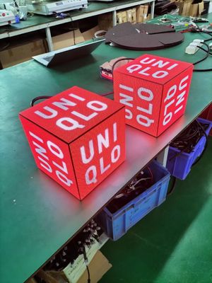 O diodo emissor de luz do cubo de P3 RGB para indicar com PIGARREA sinais exteriores do diodo emissor de luz de Digitas do módulo