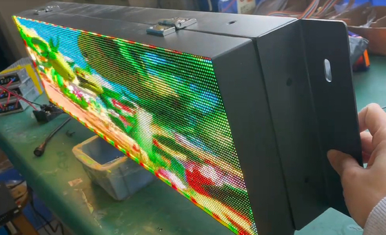 Sinais programáveis do desdobramento do diodo emissor de luz de 12 volts P3 RGB para o carro
