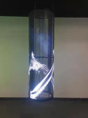 Cilindro P3.9 - exposição transparente do diodo emissor de luz da estrela de 7,8 nações