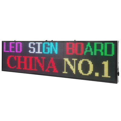 O Signage exterior programável 64x160 do diodo emissor de luz Digital de P6 RGB pontilha