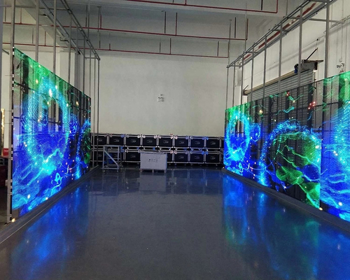 240V transparentes veem completamente o painel 12m do diodo emissor de luz para campanhas de marketing