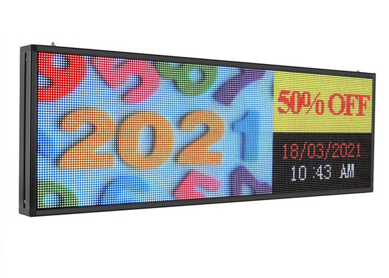 A janela programável do diodo emissor de luz de Wifi da loja assina 320x160mm 220V para a exibição video