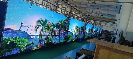 A elevação refresca a exposição de diodo emissor de luz de Rate Outdoor Rental com armário de alumínio