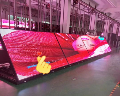 tela cabient da propaganda exterior de exposição de diodo emissor de luz P8 de Front Access do ferro RGB