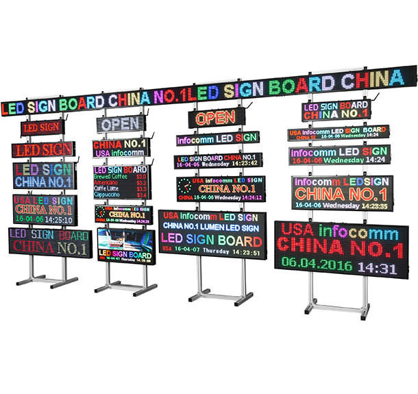 Kinglight SMD3535 Full Color LED Signs 5mm Pitch Pixel para publicidade ao ar livre