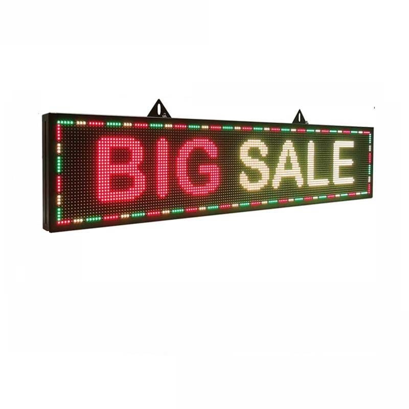 A cor SMD3535 completa conduziu a exposição de mensagem da janela de carro da placa de exposição 16*160cm do texto