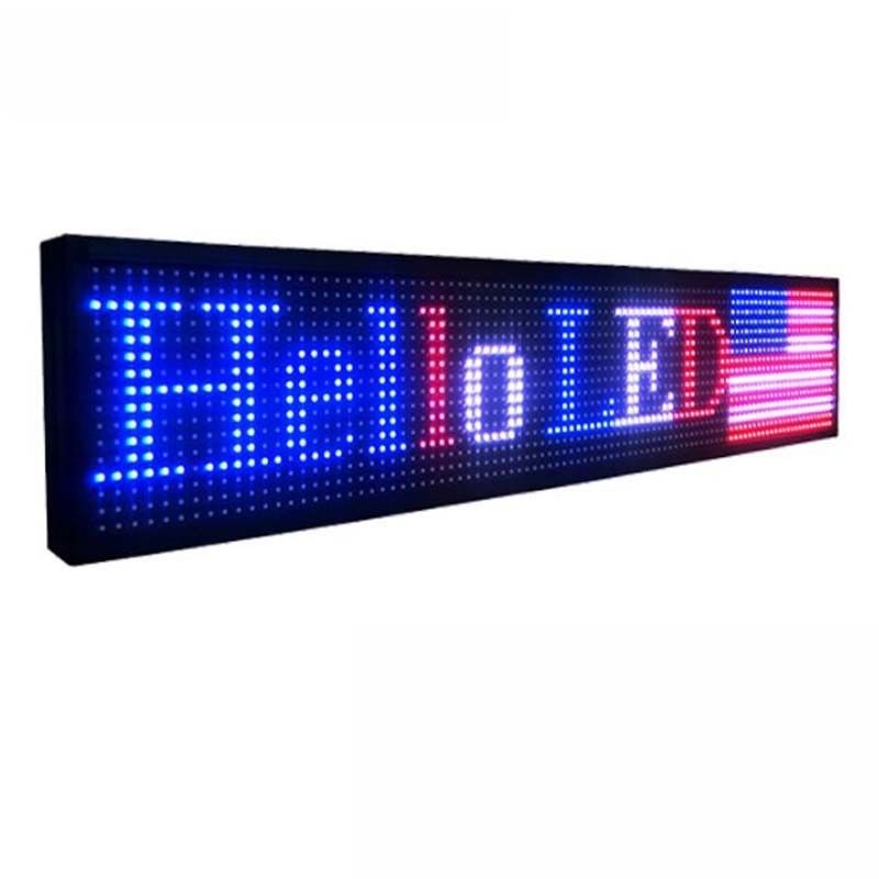 A exposição de alta resolução da janela do diodo emissor de luz P10 assina 16*192cm para a promoção do shopping da loja