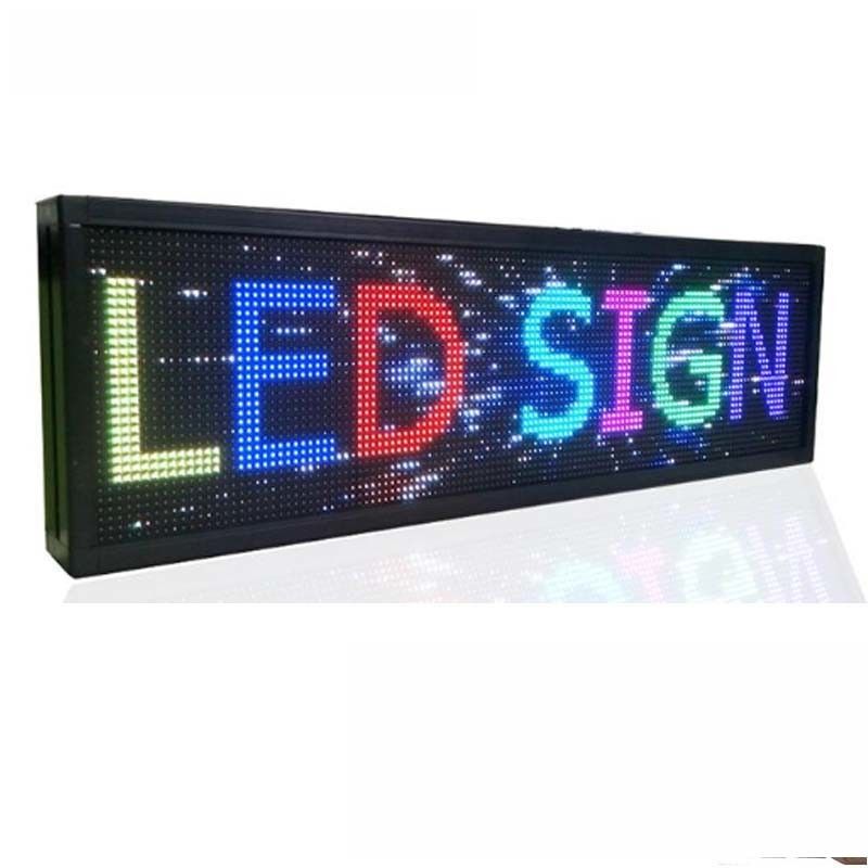os sinais exteriores da exposição da janela do diodo emissor de luz de 32*384cm embarcam a cor completa do RGB