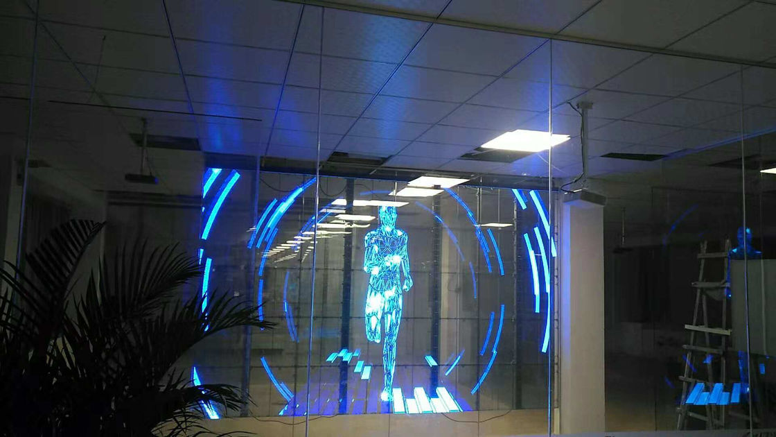 8000 exposição conduzida transparente da janela dos pontos SMD2121 para a decoração de construção