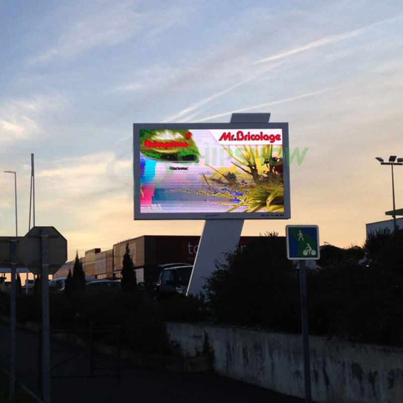 o diodo emissor de luz exterior de 5500 lêndeas que anuncia a exposição, parede do diodo emissor de luz P6 visualização exterior