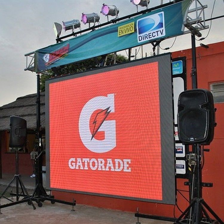 tela alugado exterior do diodo emissor de luz 3840Hz para o fundo de fase do programa televisivo do estúdio