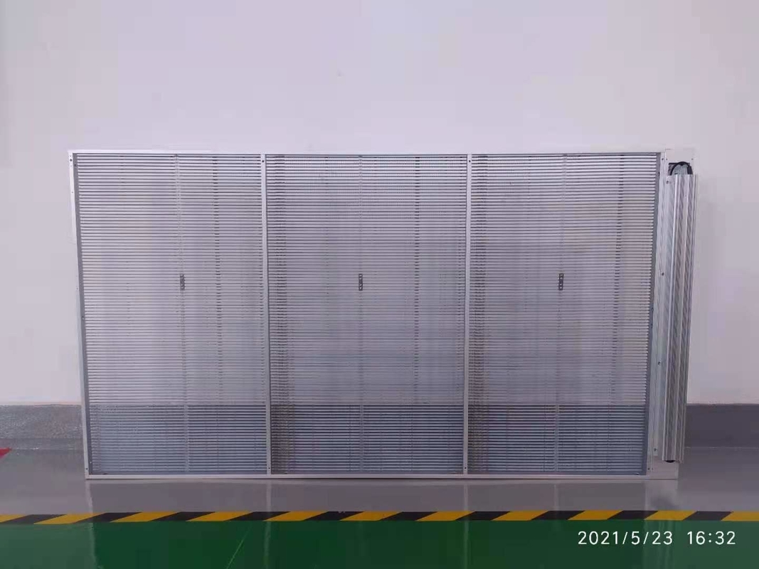A tela transparente leve lateral do diodo emissor de luz P3.91-7.8 com brilho alto vê com conduzido para a entrada de vidro