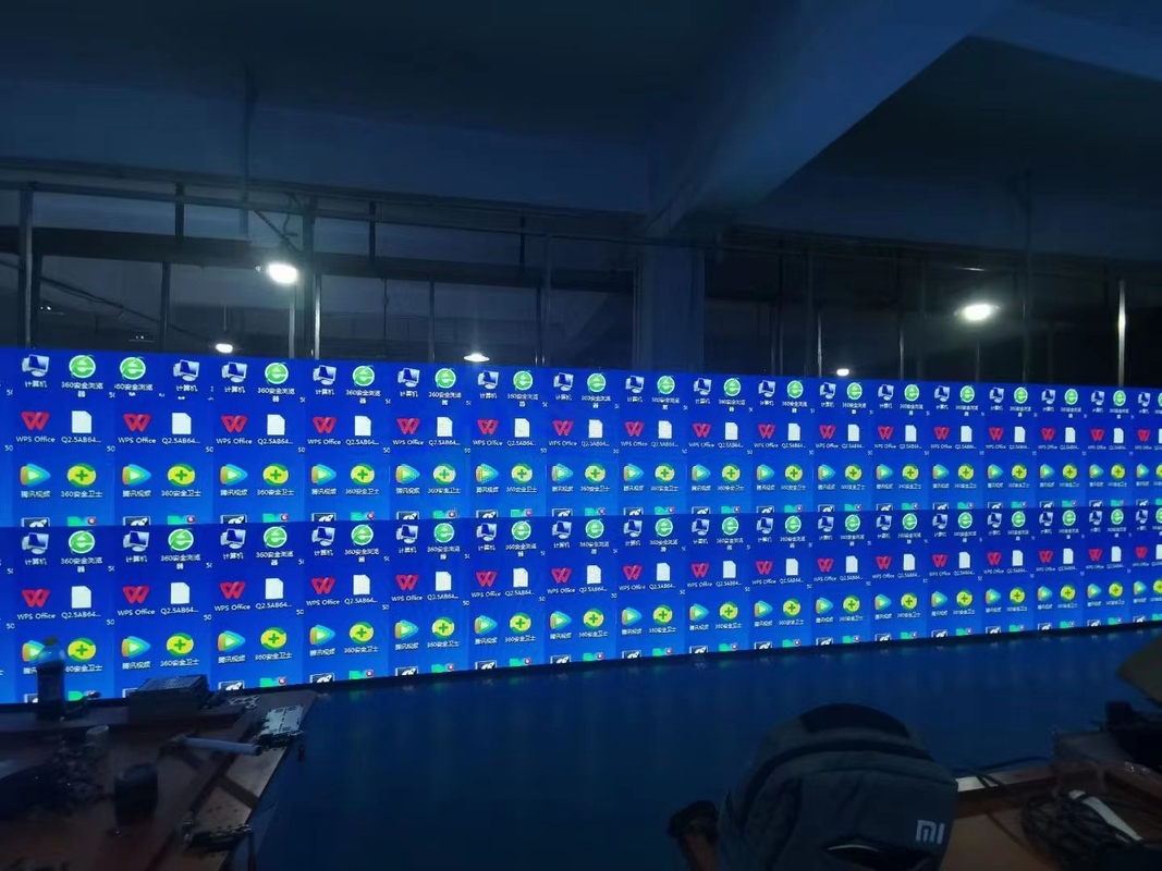 Tela do diodo emissor de luz da propaganda P3.91 exterior para a instalação fixa alugado