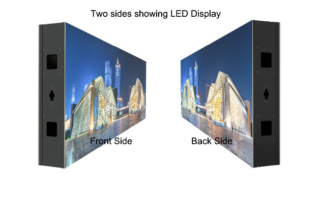 Lados de P2.976 RGB dois que mostram a tela alugado interna do diodo emissor de luz para o uso do casamento